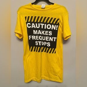 Delta Yellow “Caution!” Tee Unisex Small